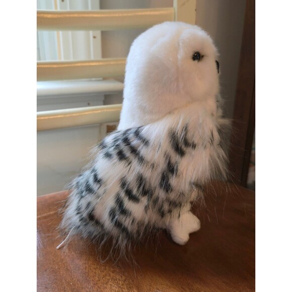 Douglas Wizard Snowy Owl Plush Stuffed Animal Toy 8" White - Picture 4 of 6